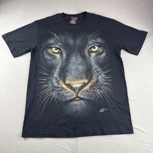 Rock Chang High Definitely T-Shirt Mens XL Black Panther Glow in the Dark NEW